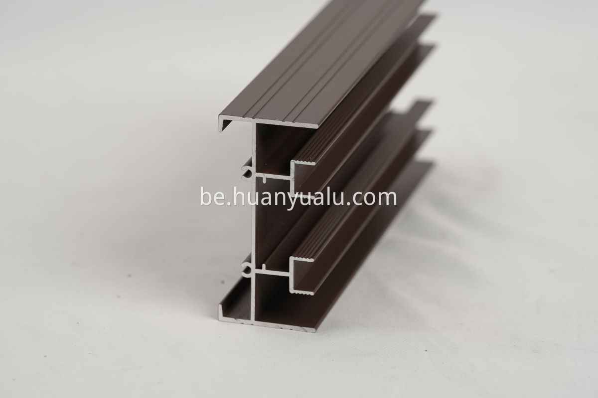 Spray painted door and window profiles